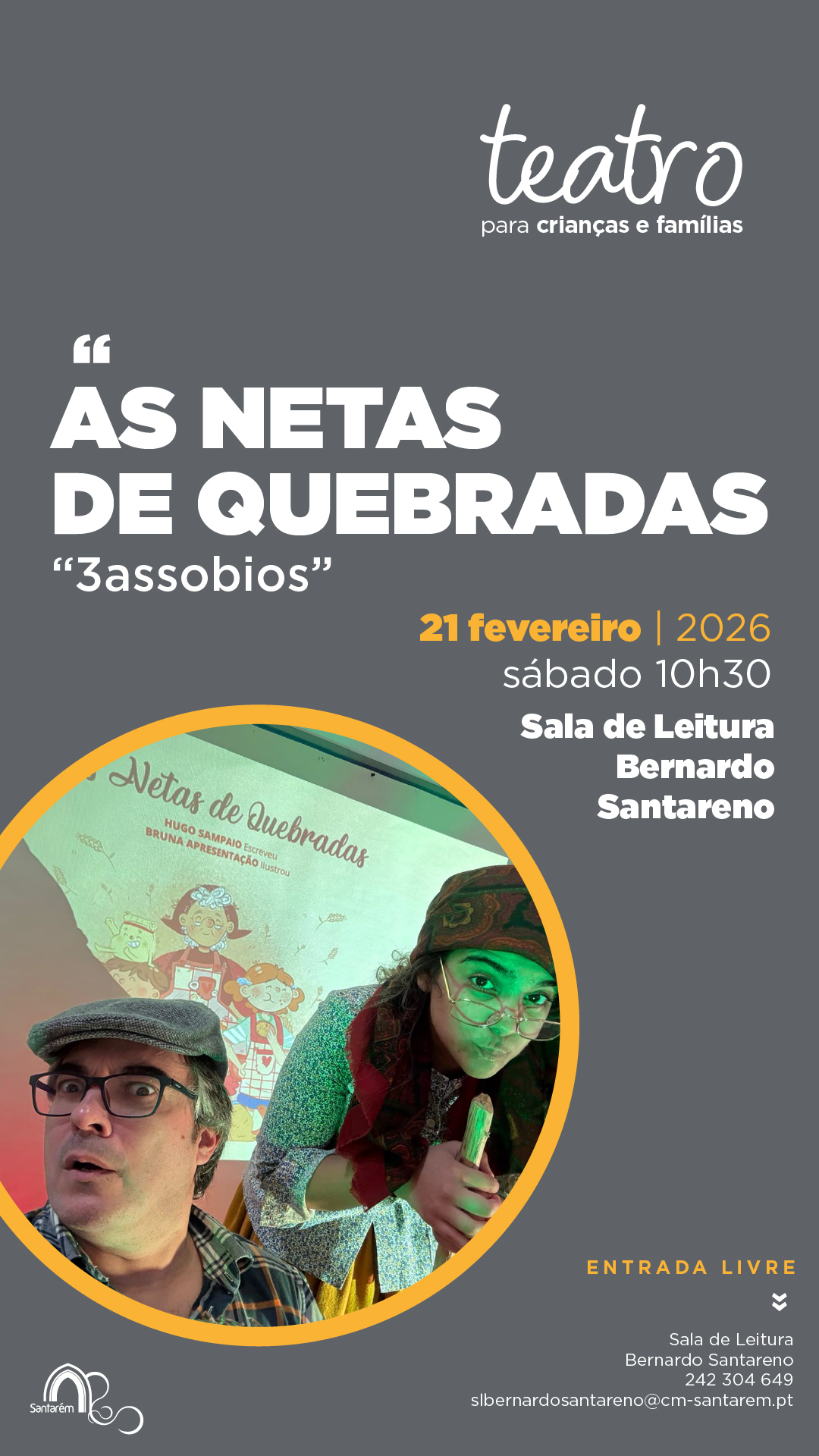 As netas de Quebradas - teatro para crianças e famílias